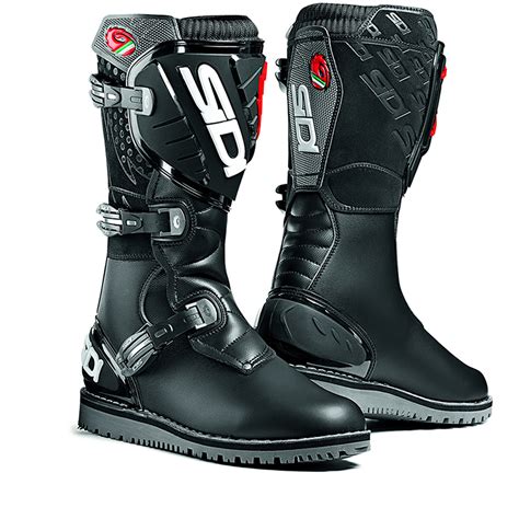 Sidi canyon gore tex motorcycle boots black. Sidi Courier Motorcycle Trials Boots - Trial Boots ...