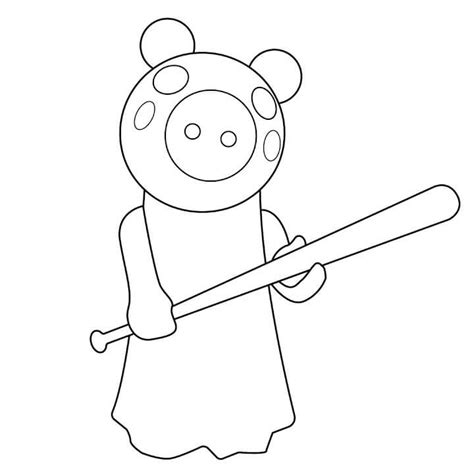 Piggy Roblox 2 Coloring Page Free Printable Coloring Pages For Kids