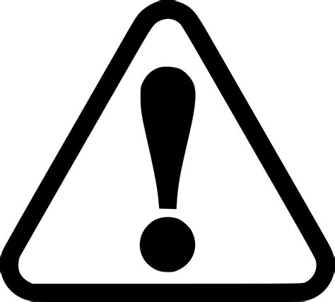 Warning Sign Png Transparent Images