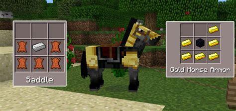 How To Put A Saddle On A Horse In Minecraft Mobile Now Place The