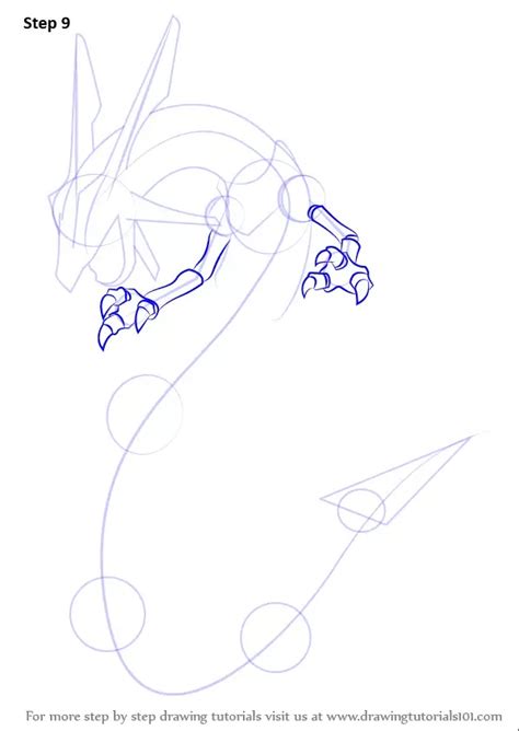 How To Draw Rayquaza From Pokemon Pokemon Step By Step Artofit