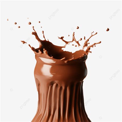 Dessert Liquid Chocolate Splash Jug Shape Dessert Chocolate Splash