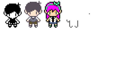 Omori Sprites Pixel Art