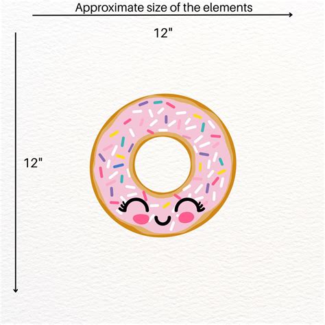 Kawaii Food Clipart Donuts Clipart Bundle Doughnut Clipart Food Clipart