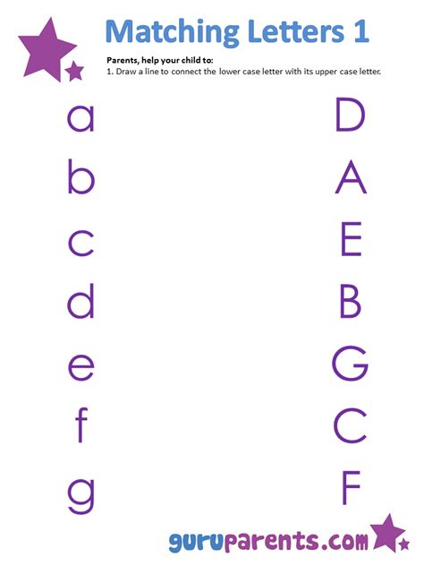 7 Best Images Of Alphabet Matching Printable Worksheets Alphabet 21