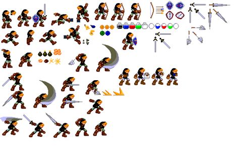 Demon Link Sprite Sheet By 09link On Deviantart