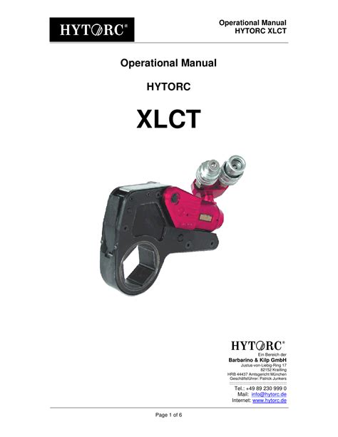 Hytorc Xlt 3 Torque Chart A Visual Reference Of Charts Chart Master