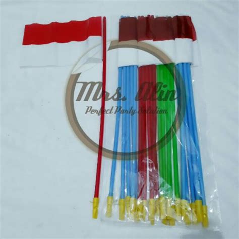 Jual Stik Bendera Merah Putih Bendera Plastik Bendera Indonesia