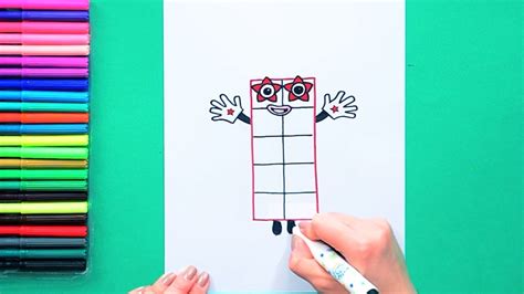 Numberblocks How To Draw Numbers Easy Drawings Dibujos Faciles Images