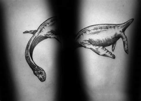 30 Loch Ness Monster Tattoo Designs For Men Mythological Creature Ink