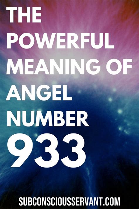 Angel Number 933 Exploring Its Spiritual Significance