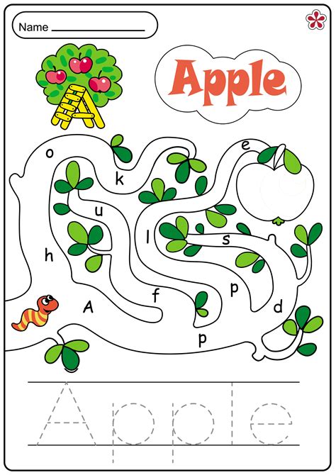 A Is For Apple Worksheet