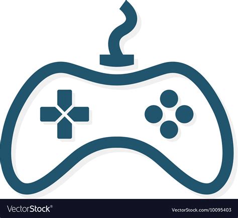 Create a beautiful controller logo design with graphicsprings. Game controller logo template Joystick icon Vector Image