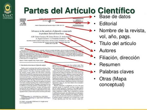 Estructura Artículo Científico