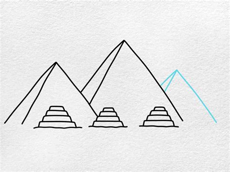 How To Draw The Pyramids Helloartsy