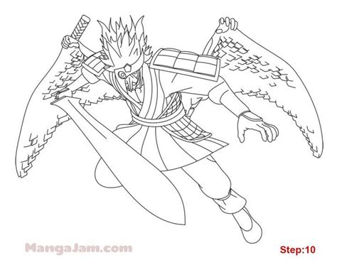 How To Draw Susanoo From Naruto MANGAJAM Sketsa Anime Sketsa