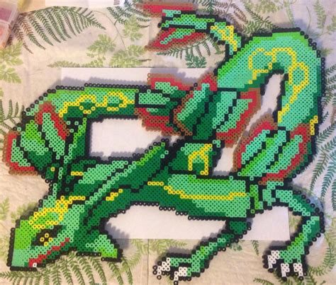 Pokemon Rayquaza Perler Beads By Mylastamen On Deviantart