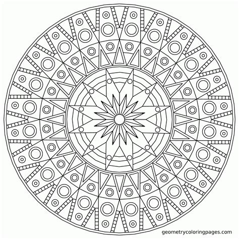 Difficult Mandala Coloring Pages Coloring Home