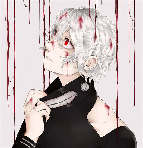 Download Blood Drip Kaneki Pfp Wallpaper