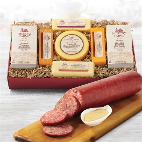 summer sausage and cheese t box hickory farms cheese