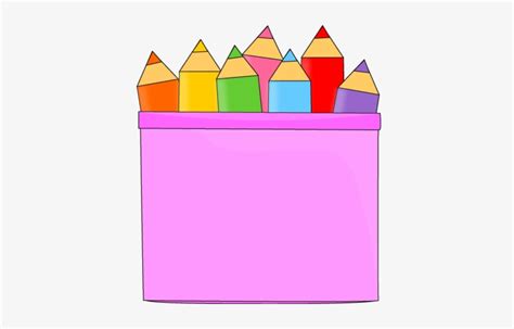 Colored Pencils In A Pencil Holder Clip Art Coloured Pencils Clip Art