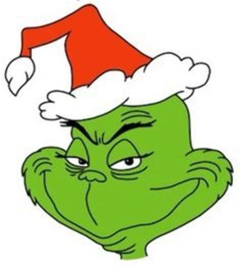 Printable Grinch Face