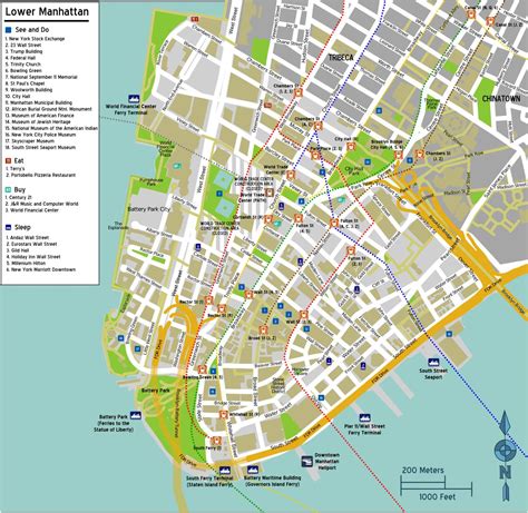 Printable Street Map Of Manhattan