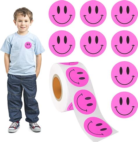 Buy Smile Face Stickers Happy Encourage Sticker 1 Inch Teacher Reward