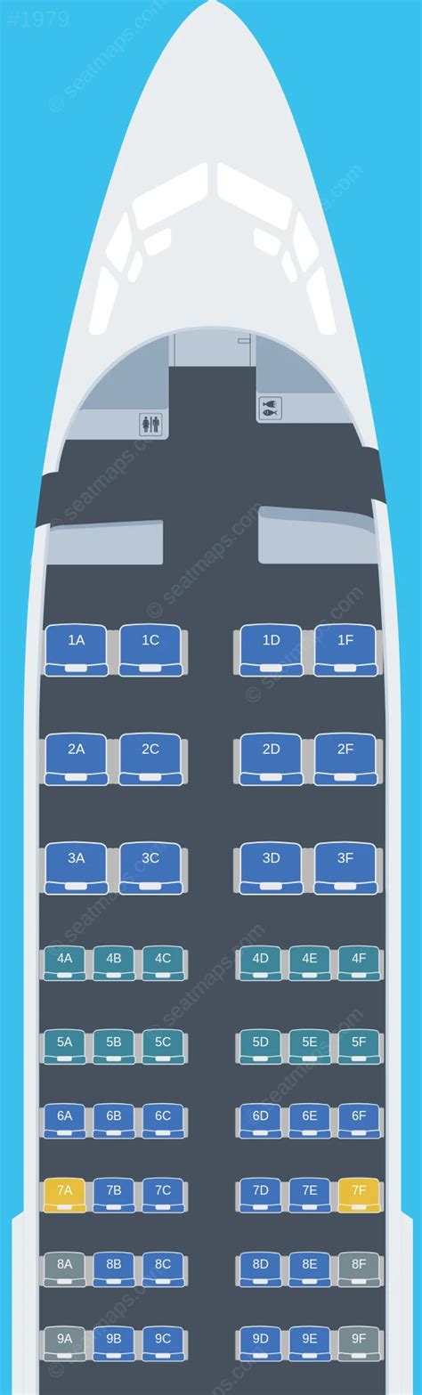 Seat Map Ratings Of Westjet Boeing 737