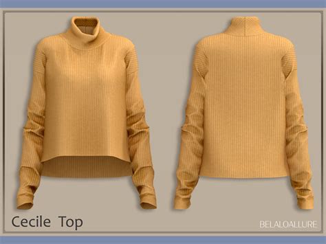 The Sims Resource Patreon Belaloallurececile Blouse