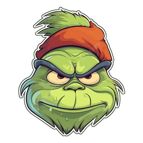 The Grinch Head Vector The Grinch Face The Grinch Face Clipart