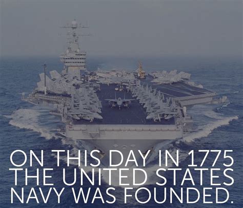 On October 15th 239 Years Ago The Navy Was Founded United States Of