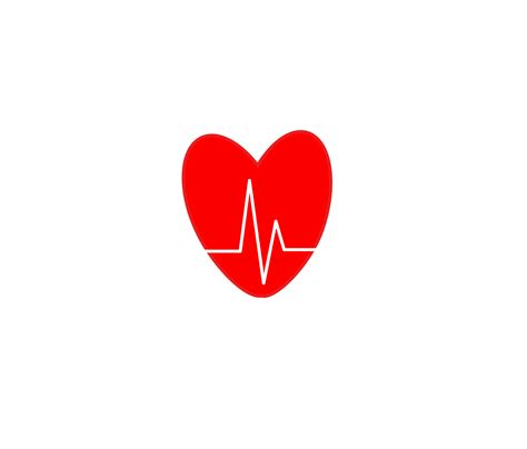 Heart Beat Icon Isolated Element Ekg 23235685 Png