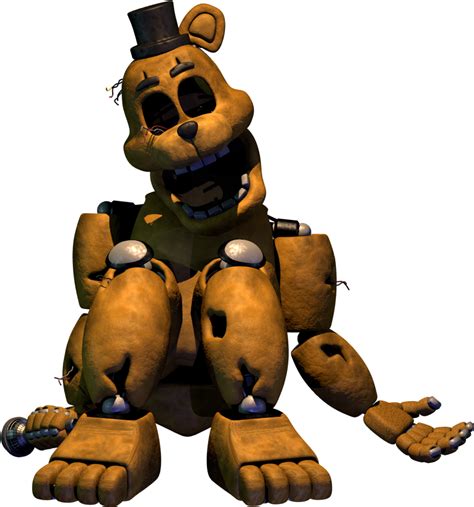 Modelgolden Freddy But Hes Actually A Spring Suit Golden Freddy