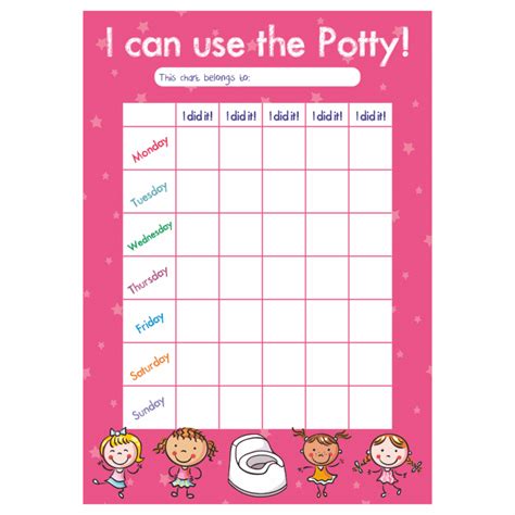 Potty Training Sticker Chart Printable Customize And Print