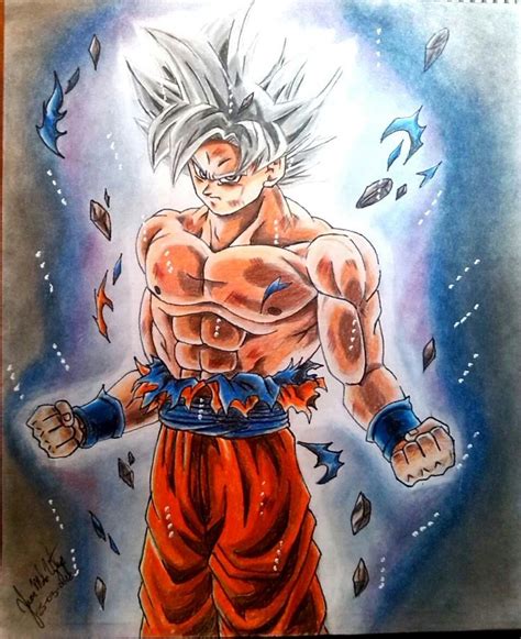 Dibujemos A Como Dibujar Goku Ultra Instinto Dominado Reto