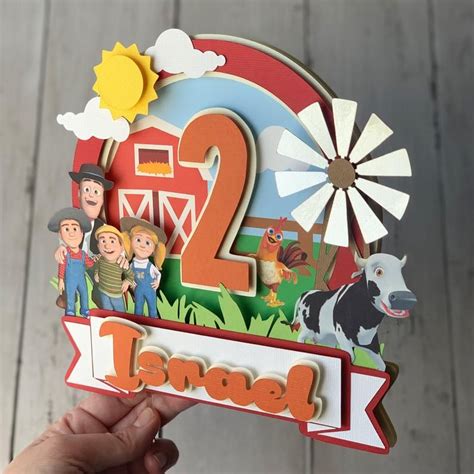 La Granja De Zenon Cake Topper Etsy In 2021 Party Decorations