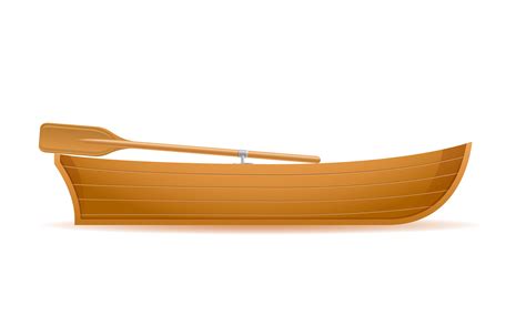 Wooden Boat Cartoon