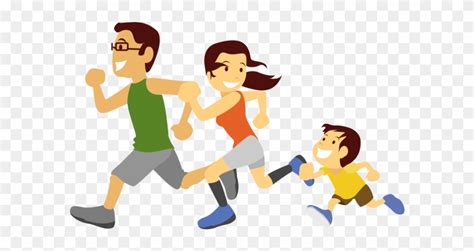 Active Parents Raise Active Kids1 Physically Active Animation Clipart