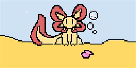 32 By 32 Axolotl Pixel Art