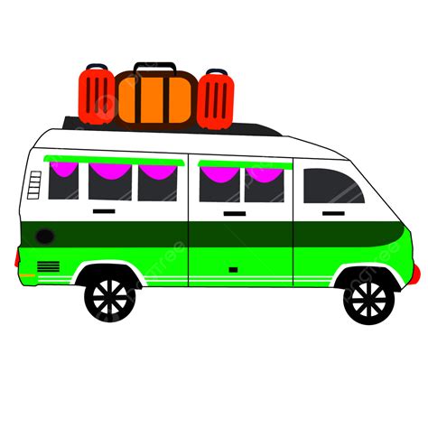 Tourist Bus Clipart Hd Png Travel And Tourist Bus Mini Vector Png