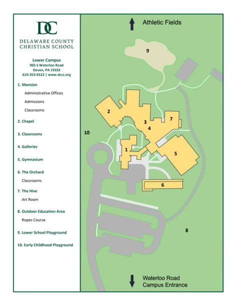 American Lake Campus Map