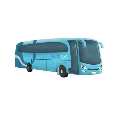 Picnic Buses Bus Blue Bus Car Png Transparent Clipart Image And Psd