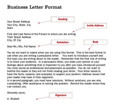 Including your signature at the end of a formal letter displays professionalism. 9+ Letter Writing Templates - Free Sample, Example Format Download | Free & Premium Templates