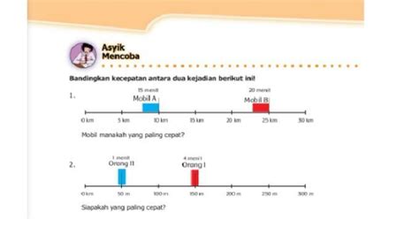 Kunci Jawaban Matematika Kelas Sd Halaman Menghitung Kecepatan