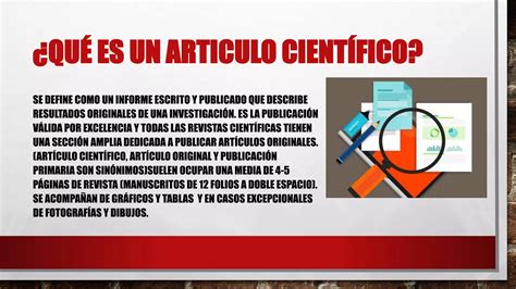 Estructura Del Artículo Científico Ppt Descarga Gratuita