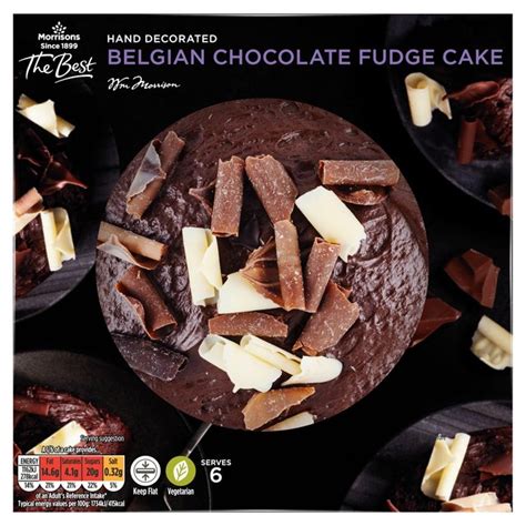 Place cake on its board on a flat surface. Morrisons: Morrisons The Best Chocolate Cake (Product ...