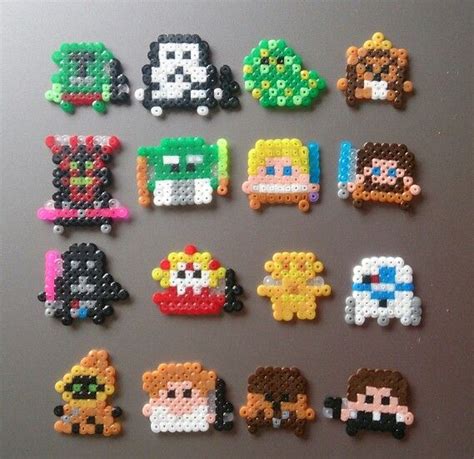 Star Wars Pins Hama Beads By Carolina Moreno Perler Bead Patterns