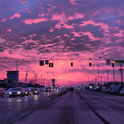 Sunset In This Town Pretty Sky Beautiful Sky Aesthetic Backgrounds