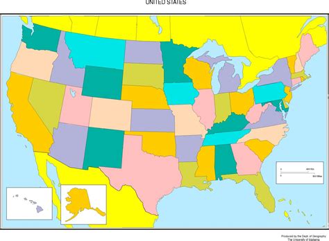 United States Blank Map